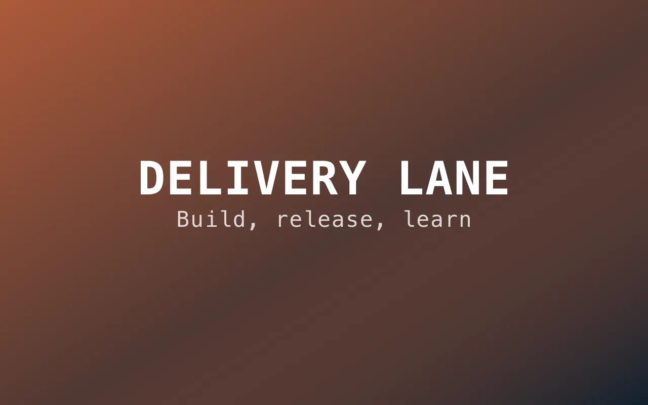 Delivery lane board